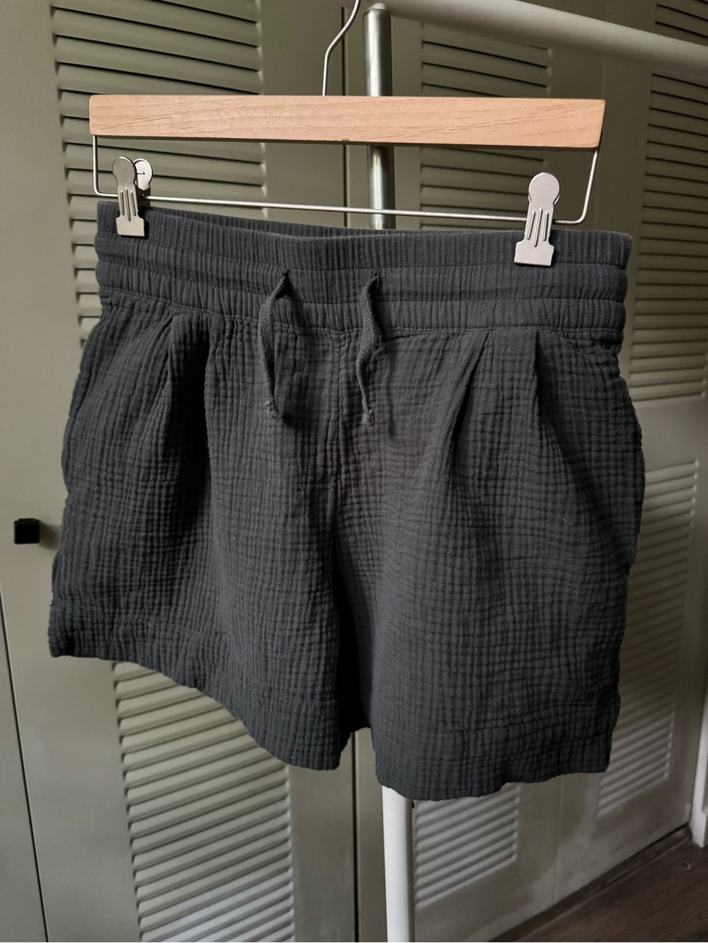 Denver Hayes Charcoal Drawstring Women’s Shorts